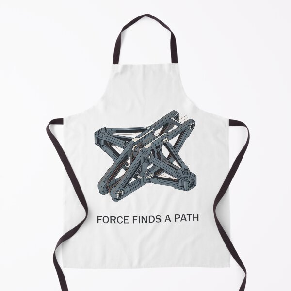 Item preview, Force Finds A Path Inspirational Mechanical Engineering Design Illustration designed and sold by dr3bdulbari87.