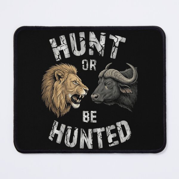 Item preview, Lion Vs Buffalo Hunt Or Be Hunted Design Predator Vs Prey Safari Graphic Wild Animal Battle Art (1) designed and sold by riyao-rourke.