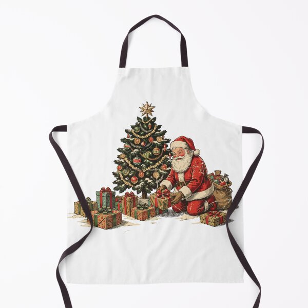 Artikelvorschau, Santa Claus with Christmas Tree Full of Presents Holiday Magic entworfen und verkauft von JOSUQ.