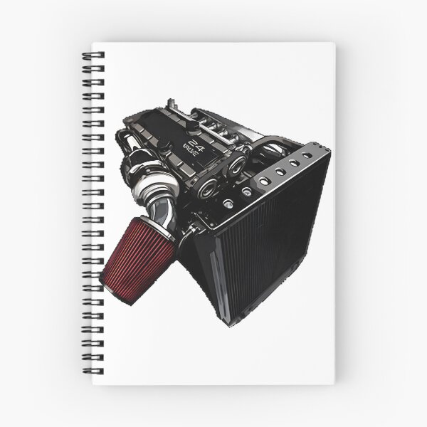 Item preview, Big Turbo Engine Illustration for Car Enthusiasts and Speed Lovers designed and sold by bloodwolf33.
