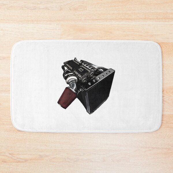 Item preview, Big Turbo Engine Illustration for Car Enthusiasts and Speed Lovers designed and sold by bloodwolf33.