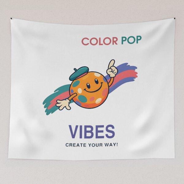 Item preview, Colorful Artist Palette Retro Creative Vibes designed and sold by jamesdurhaman.
