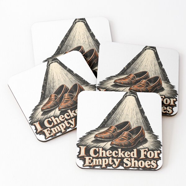 Item preview, I Checked For Empty Shoes Funny Exvangelical Woodcut Shirt designed and sold by GloryandFame.