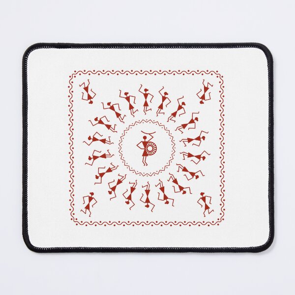 Item preview, Warli Art Painting | Indian Tribal Folk Art | Traditional Warli Dance & Village Life Design designed and sold by 440CREATIVES.