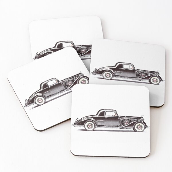 Item preview, 1937 Packard Twelve Model 1507 2/4-Passenger Coupe designed and sold by Car drawings by Pavlo Scherbatyuk.