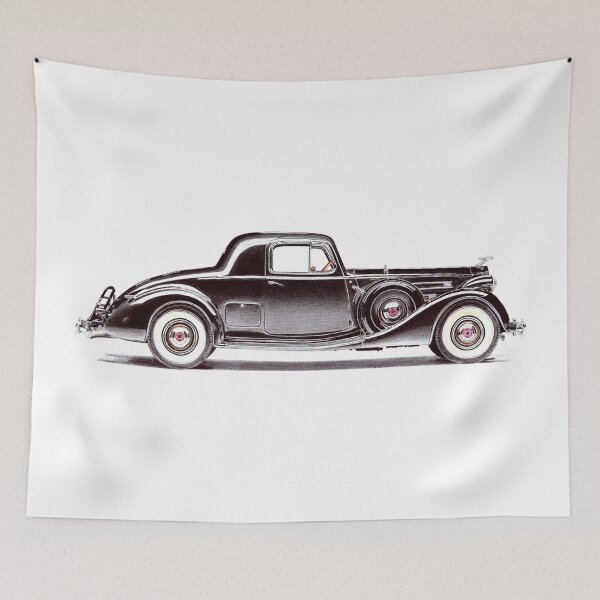 Item preview, 1937 Packard Twelve Model 1507 2/4-Passenger Coupe designed and sold by Car drawings by Pavlo Scherbatyuk.