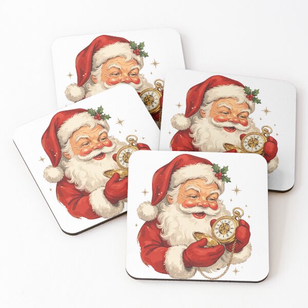 Item preview, Santa Claus Midnight Countdown Pocket Clock Christmas Eve designed and sold by JOSUQ.