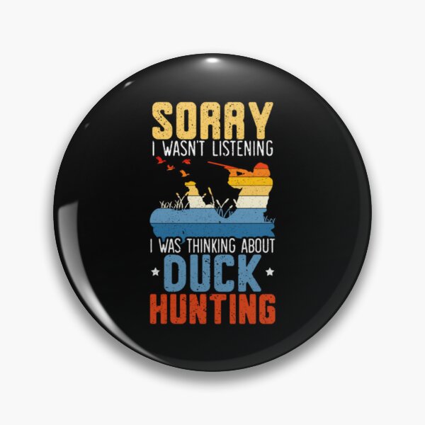 Item preview, Thinking About Duck Hunting Waterfowl Hunting designed and sold by riyao-rourke.