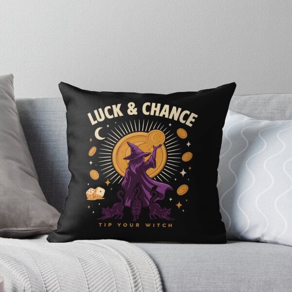 Item preview, Luck and Chance Witch Halloween Design Graphic Tee v18 designed and sold by DarylWelsh2024.