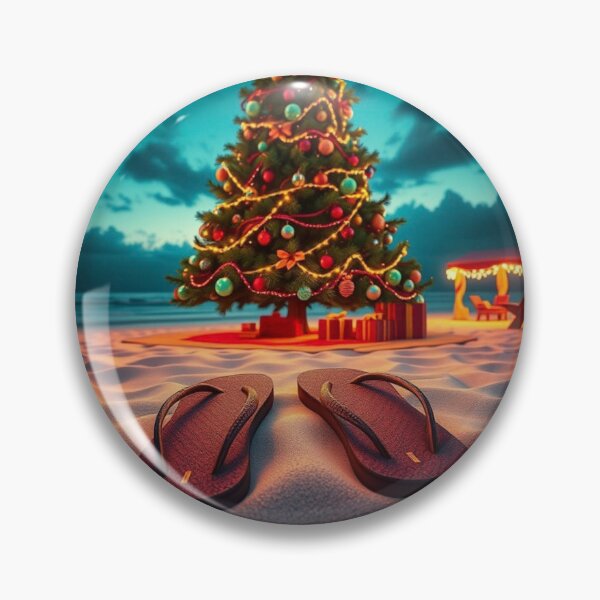 Item preview, Aussie Christmas - Thongs on the beach designed and sold by Creepy Princess Creations.