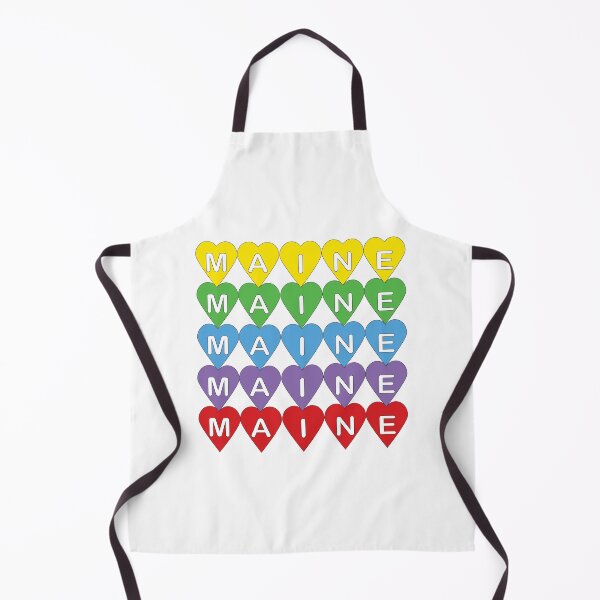 Item preview, Maine State Pride Colorful Hearts designed and sold by ValeriesGallery.