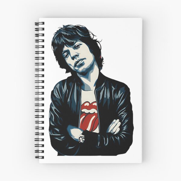 Aperçu de l'œuvre Portrait artistique de la légende du rock Mick Jagger créée et vendue par Alixir.