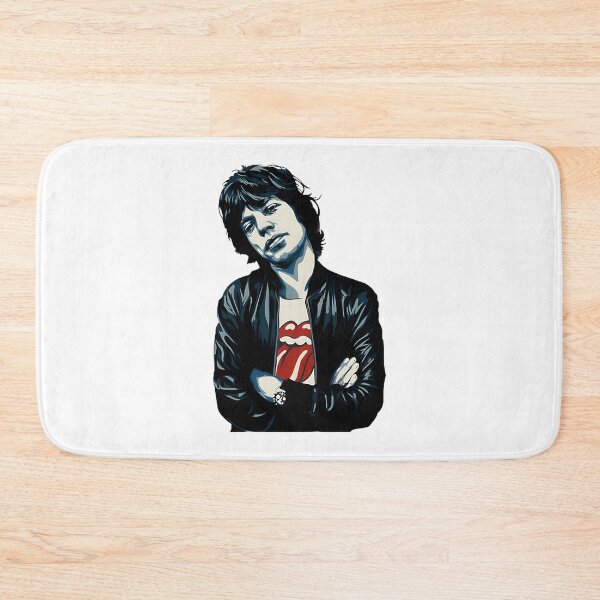Aperçu de l'œuvre Portrait artistique de la légende du rock Mick Jagger créée et vendue par Alixir.
