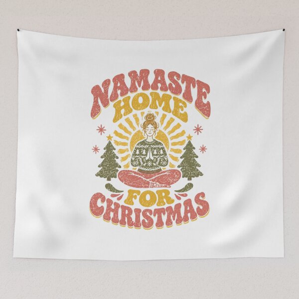 Item preview, nativity om yoga woman winter sun rays christmas holiday design designed and sold by DariaOltes.