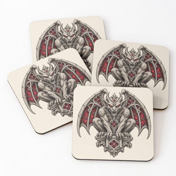 Item preview, Gothic Gargoyle – Crimson Cathedral Guardian designed and sold by MetaModel Editions.
