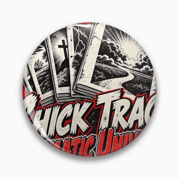 Item preview, Chick Tract Cinematic Universe Funny Exvangelical Screenprint Shirt designed and sold by GloryandFame.