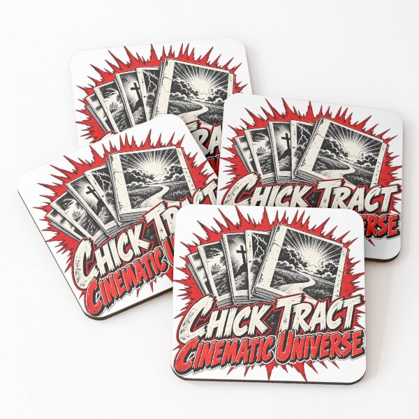 Item preview, Chick Tract Cinematic Universe Funny Exvangelical Screenprint Shirt designed and sold by GloryandFame.