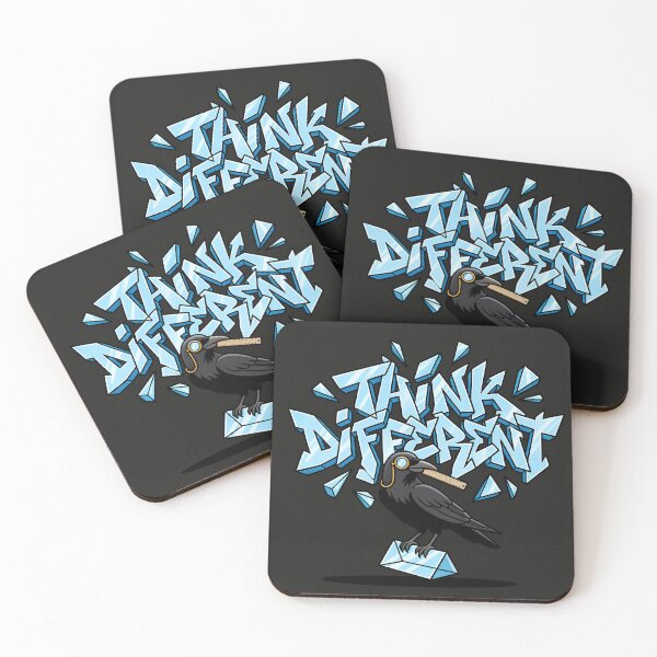 Item preview, Think Different Wise Raven Graffiti Pop Art designed and sold by Rare By Hero.