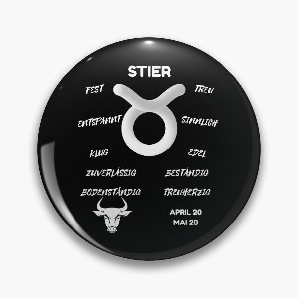 Artikelvorschau, Stier Sternzeichen Astrologie Horoskop Symbol - Classic White & Black entworfen und verkauft von ZODIARA.