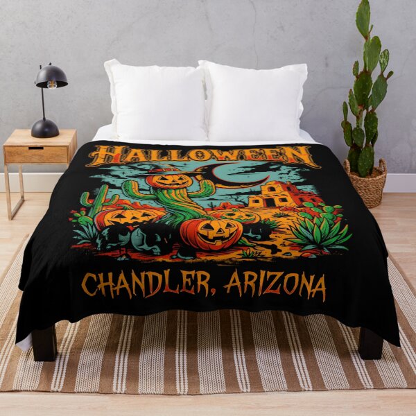 Aperçu de l'œuvre Cactus du désert de Chandler, Arizona, pour Halloween vintage créée et vendue par jonathanburger.