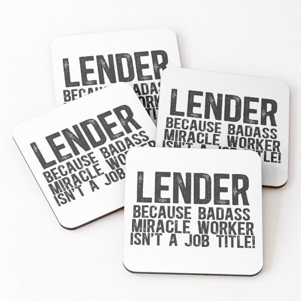 Item preview, Lender Miracle Worker Job Title designed and sold by TeesYouWant.