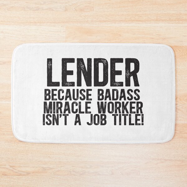 Item preview, Lender Miracle Worker Job Title designed and sold by TeesYouWant.
