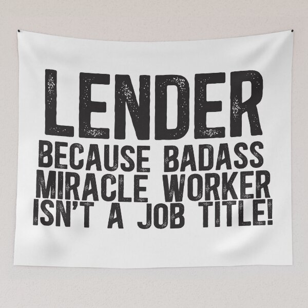 Item preview, Lender Miracle Worker Job Title designed and sold by TeesYouWant.