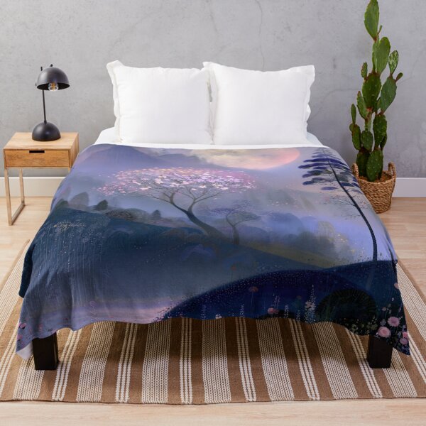 Item preview, Radiant Moonrise over Luminous Valley designed and sold by bloorose.