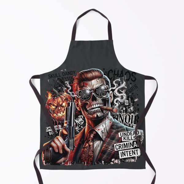Artikelvorschau, Skull Dandy Gun Cigar Pumpkin Noir entworfen und verkauft von Voodoo Store Paranormal Collections.