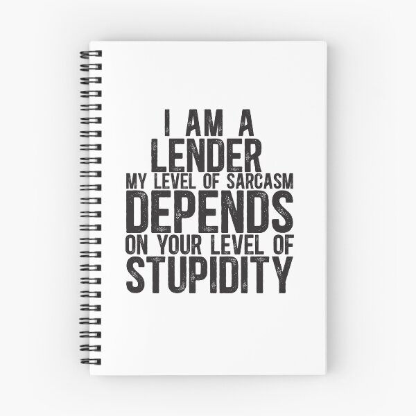 Item preview, Lender My Level Of Sarcasm Depends On Your Level Of Stupidity designed and sold by TeesYouWant.