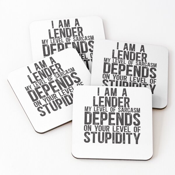 Item preview, Lender My Level Of Sarcasm Depends On Your Level Of Stupidity designed and sold by TeesYouWant.