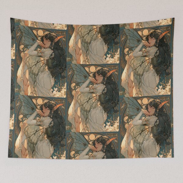 Item preview, Art nouveau fairy designed and sold by MendaciousMina.