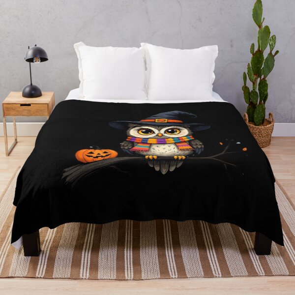 Item preview, Cute Witch Owl on Halloween Branch designed and sold by jamesdurhaman.