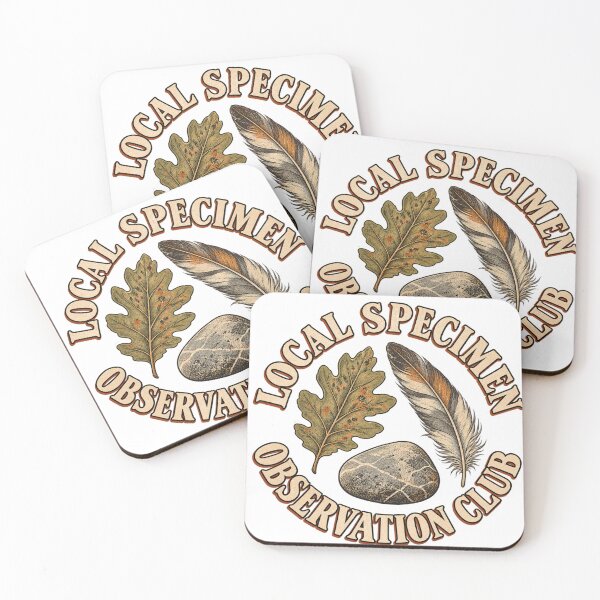 Item preview, Local Specimen Observation Club – Retro Naturalist Badge designed and sold by Golden Era Studio.