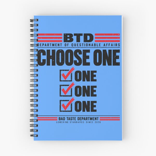 Item preview, Choose One – Department of Questionable Affairs designed and sold by Bad Taste Department.