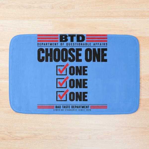 Item preview, Choose One – Department of Questionable Affairs designed and sold by Bad Taste Department.