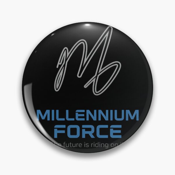 Item preview, Millennium Force Script Logo The future is riding on it. designed and sold by Riissee.