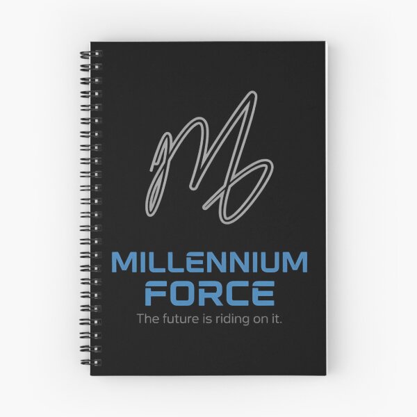 Item preview, Millennium Force Script Logo The future is riding on it. designed and sold by Riissee.