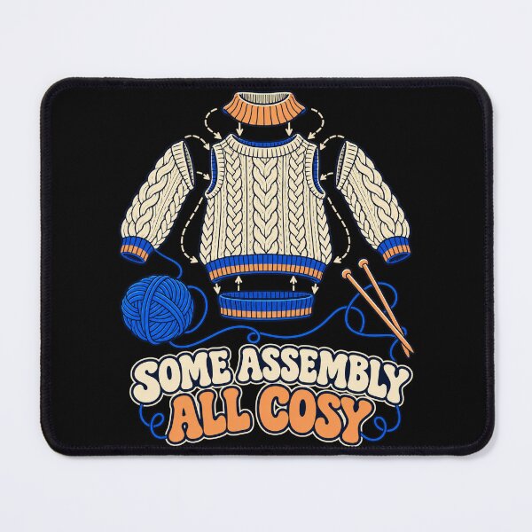 Item preview, Some Assembly All Cosy Knitting Diagram designed and sold by Text2tee.