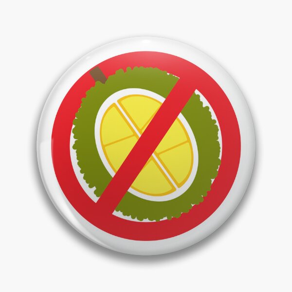 Item preview, No Entry No Durian Fruit Sign designed and sold by HotHibiscus.