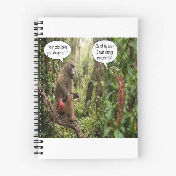 Item preview, Funny Monkey and Chameleon designed and sold by AfresStudio.