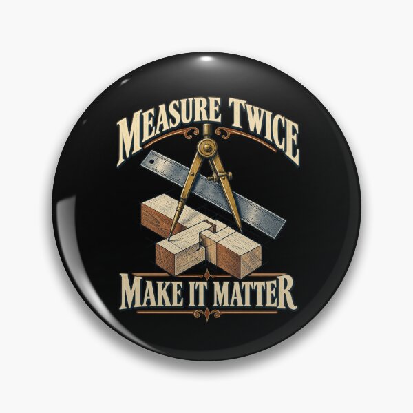 Item preview, Measure Twice Make It Matter designed and sold by Good Mood Foundry.