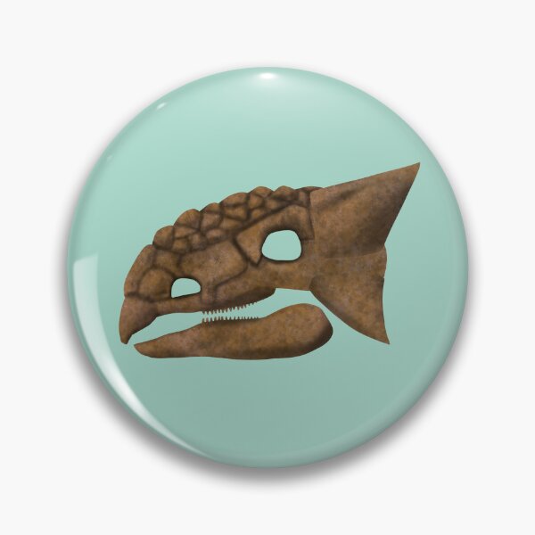 Artikelvorschau, Ankylosaurus-Schädelfossil entworfen und verkauft von JAMiron Paleoart.