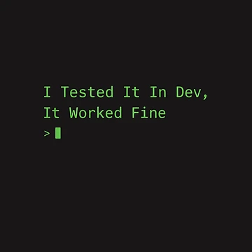 Artwork thumbnail, Worked Fine In Dev Funny Software Engineer Code by prsagar01