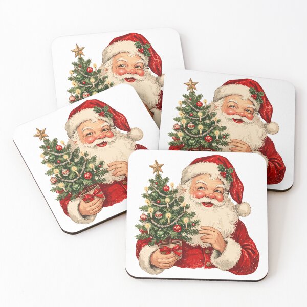 Artikelvorschau, Santa Claus Decorating Christmas Tree Holiday Magic entworfen und verkauft von JOSUQ.