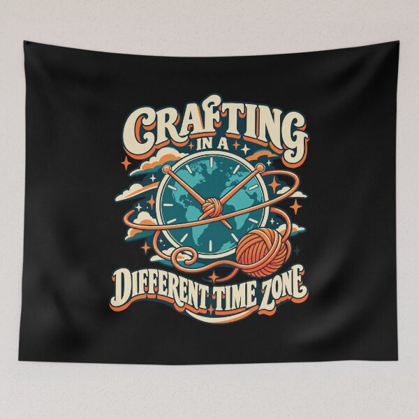 Item preview, Crafting In A Different Time Zone designed and sold by Text2tee.