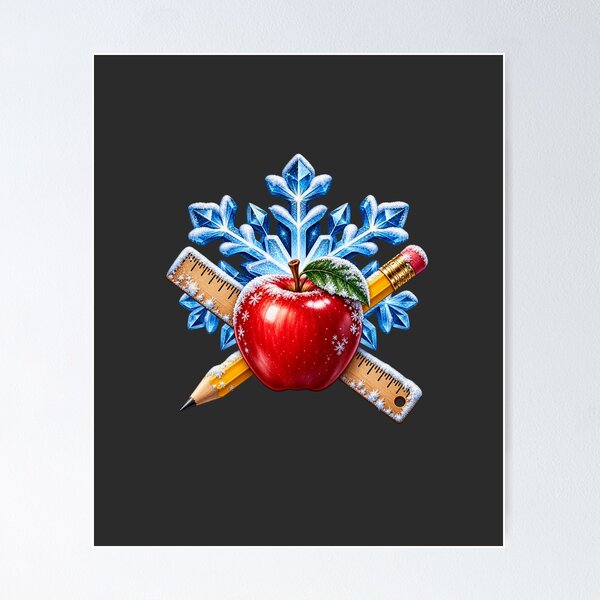 Item preview, Winter Teacher Gift Apple Pencil Snowflake Style designed and sold by Corvoria.