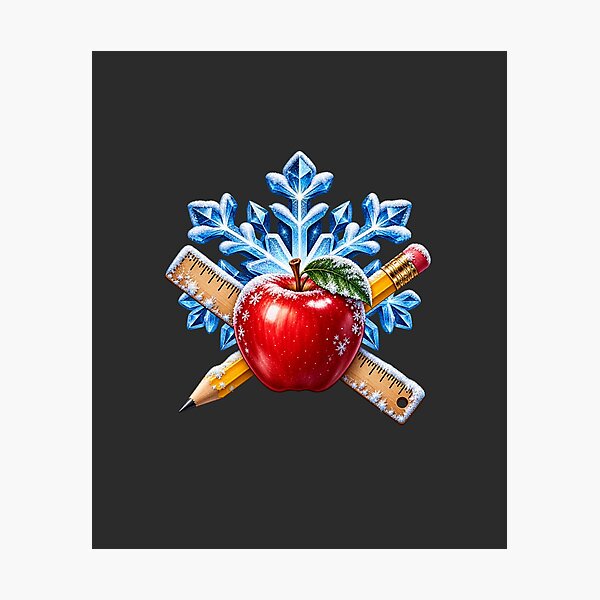 Item preview, Winter Teacher Gift Apple Pencil Snowflake Style designed and sold by Corvoria.
