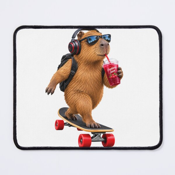 Item preview, Cool Capybara on Skateboard designed and sold by JavierCepeda.