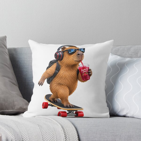 Item preview, Cool Capybara on Skateboard designed and sold by JavierCepeda.